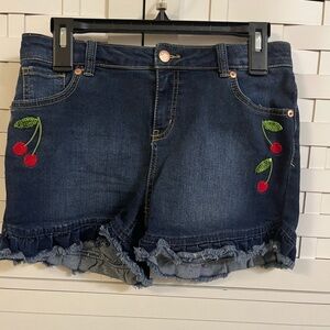 On hold- Cat&Jack Target Juniors Embroidered Denim Shorts